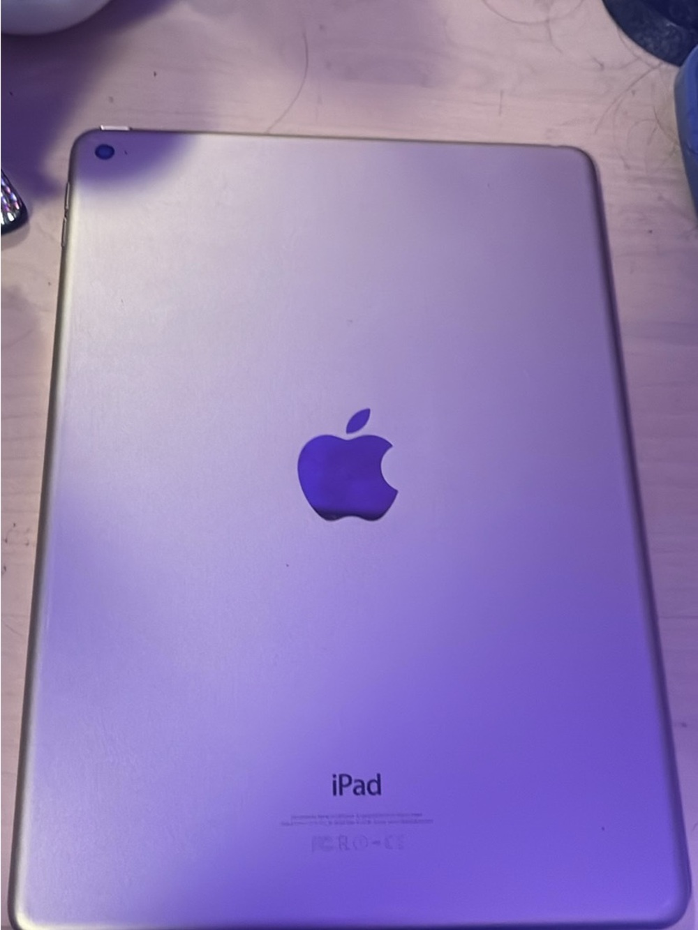 Apple iPad - Silver/Light Purple Back
